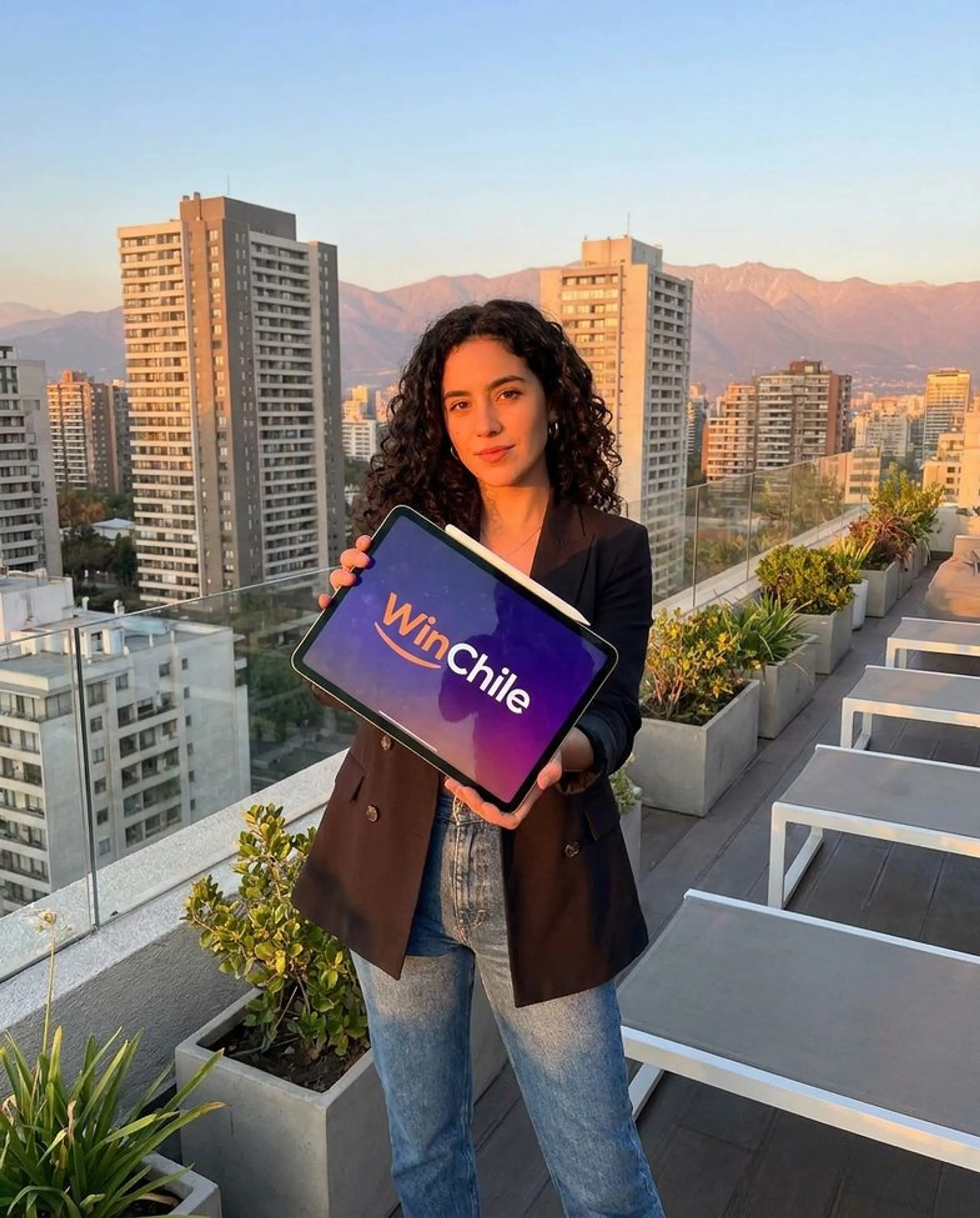 página principal de Win Chile